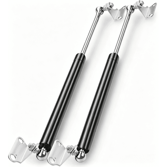 2 Pack 20 Inch 100lb Gas Struts Lift Supports With Mount Brackets For Truck Bed Storage Box RV Bed Hatch Cellar Door