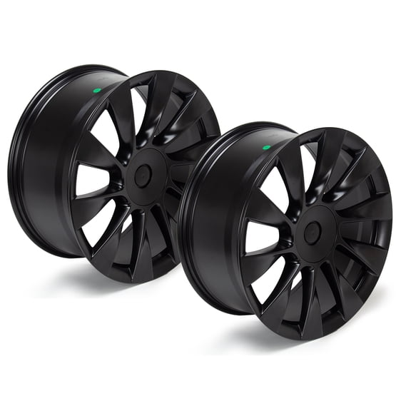 2-Pack 20" Replacement Wheel Rim for Model Y 2020-2024 Induction, 20x9.5-inch 5-Lug ET45 Black Alloy Rims