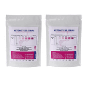 2 Pack/200PCS Ketosis Urine Test Paper Ketone Strips PH Meter Home Atkins Diet Weight Lose Analysis