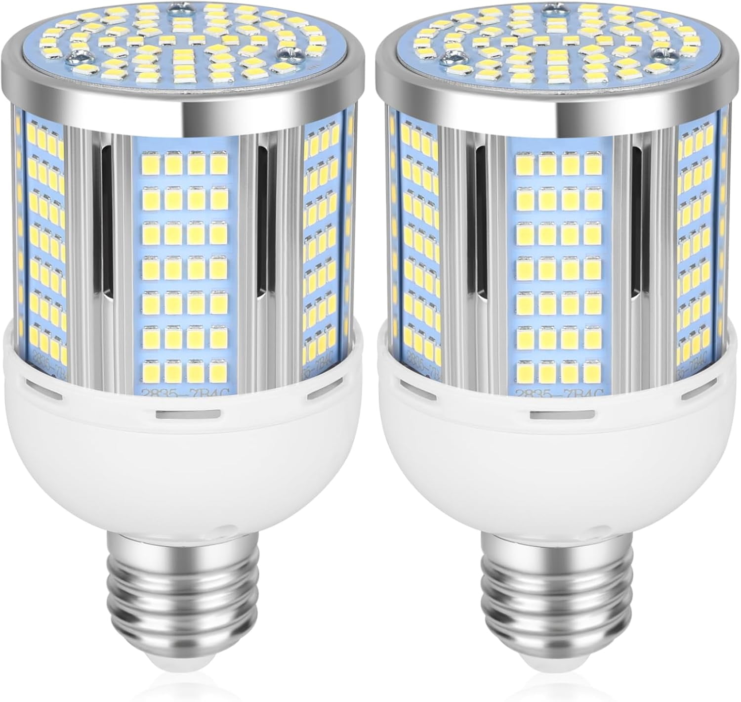 2 Pack 200W Equivalent Led Corn Light Bulb, 3000 Lumen 3000K Daylight White 30W LED Corn Lamp, E26/E27 Base LED Light Bulb for Home Garden Garage Backyard Street Office Household