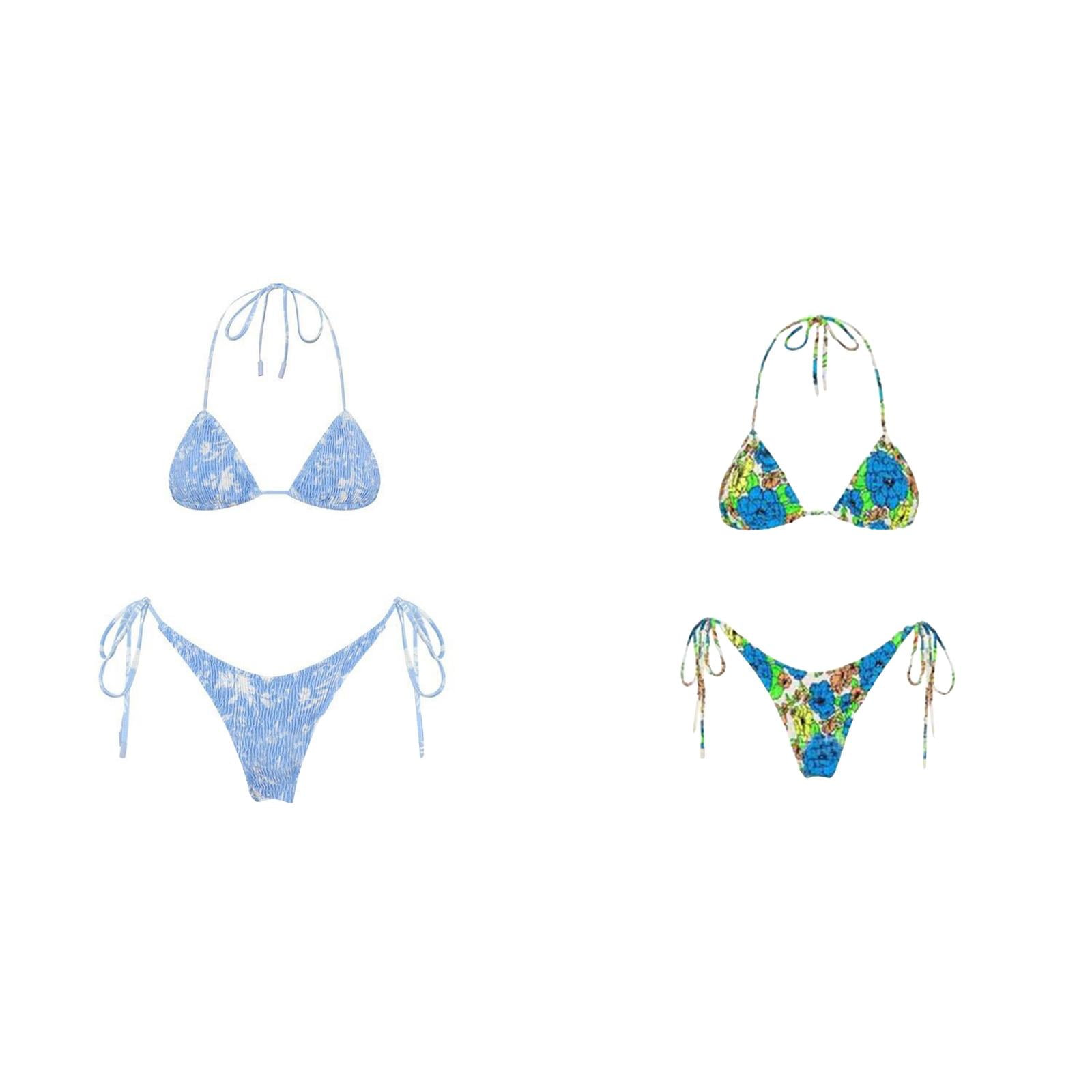 2Pack,2024 Bikini 2024 Womens Swim Top Large Bust Swimsuit Women