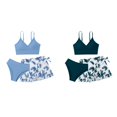 2Pack,2024 Toddler Girl's 3 Kids Bikini Swimsuits Piece Swimsuits
