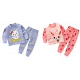 2Pack,2024 Toddler Kids infant 18 Month Fleece Footed Pajamas Newborn Baby Boys Girls 12 Month
