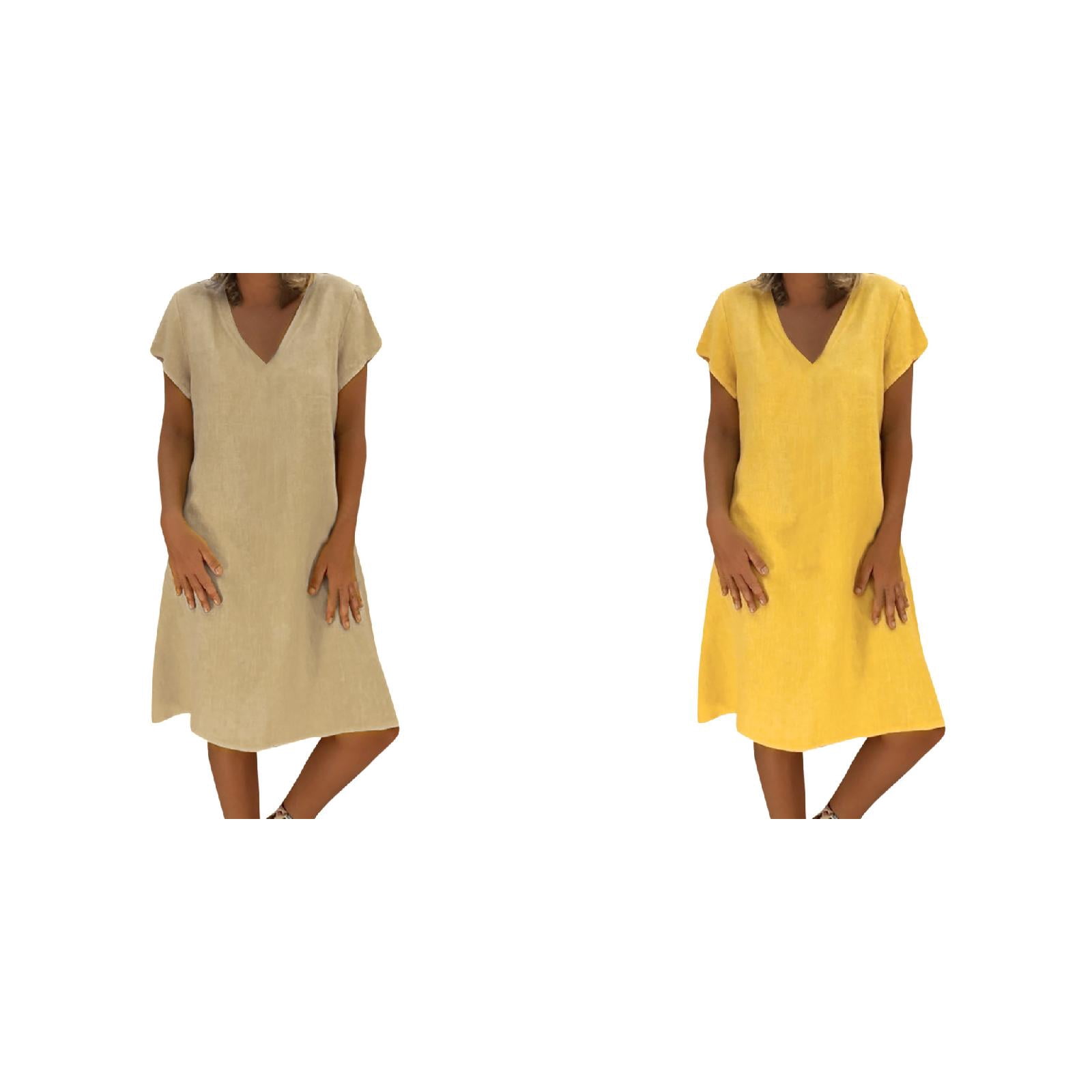 2Pack,2024 Women Summer Style Women Dresses Feminino Vestido TShirt