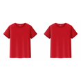 thumbnail image 1 of (2-Pack) 2025 T Shirts Short Long Thermal Shirt Sleeve Plain Top Tee Boys Clothes Size 8 Boy & UniBoy Tops Toddler Children Crew Neck Boy, 1 of 8