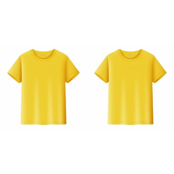 (2-Pack) 2025 T Shirts Short Shirt for Boys Sleeve Plain Top Tees Thermal Boys Long Sleeve Boy & UniToddler Boys Tops Toddler Children Crew