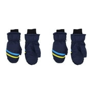 (2-Pack) 2025 Winter Gloves for s S Winter Mitten Boys Skiing Snow Toddler Snow Gloves for Toddlers Mittens Gloves Mittens Toddler Winter