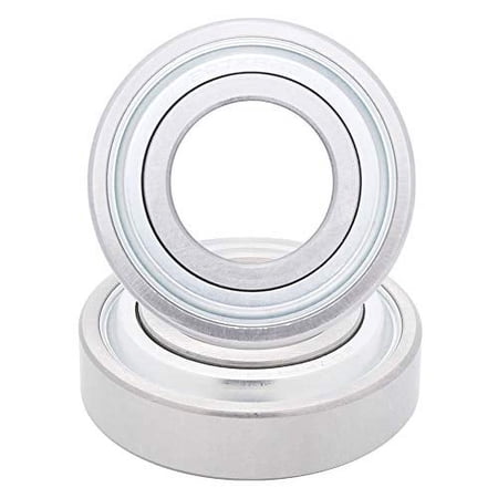 [2-Pack] 207KRR3 - Agricultural Deep Groove Radial Ball Bearing 35 mm x 72 mm x 25 mm (ID x OD x Inner Race Width) Outer Race Width 17 mm with Double Seal
