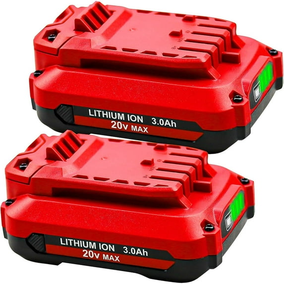 2 Pack 20V 3.6Ah Replacement for Craftsman V20 Lithium Ion Battery 20 Volt MAX CMCB204 CMCB202 CMCB201