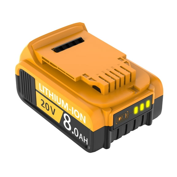 2 Pack 20V For DeWalt 20 Volt 8.0AH Lithium-Ion Battery DCB200/204/206 & More