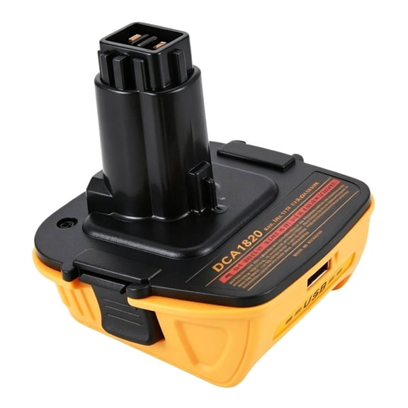 2 Pack-20V MAX & M18 to 18V Battery Adapter, USB Charging Power Tool Battery Converter, Premium Replacement for DCA1820 Adapter