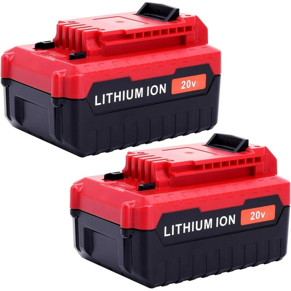 2 Pack 20V Max 6.0Ah PCC685L Compatible with Porter Cable 20V Lithium Battery PCC685LP PCC680L PCC681L PCC682L, Compatible with Porter Cable 20V Tools