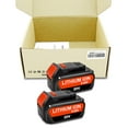 thumbnail image 1 of 2 Pack 20V Max 6.5Ah High Capacity Battery DCB205-2 for DEWALT 20V Max XR Battery 6.0Ah DCB206-2 5.0Ah DCB205-2 4.0Ah DCB204-2 DCB200-2 20V Max XR Lithium Battery, 1 of 8