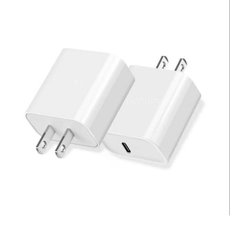 2 Pack 20W PD USB C Wall Charger Block,Fast Charger,Type-C Charging,Compatible with iPhone 14 Pro Max/13 Pro/12 Mini/11/XS iPad Pro,Samsung Galaxy