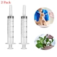 thumbnail image 1 of 2 Pack 20ml Large Plastic Syringe, Liquid Measuring Syringes Without Needle for Epoxy Resin, Craft, Scientific Labs, Feeding Pets Animals, Oil or Glue Applicator, 1 of 10