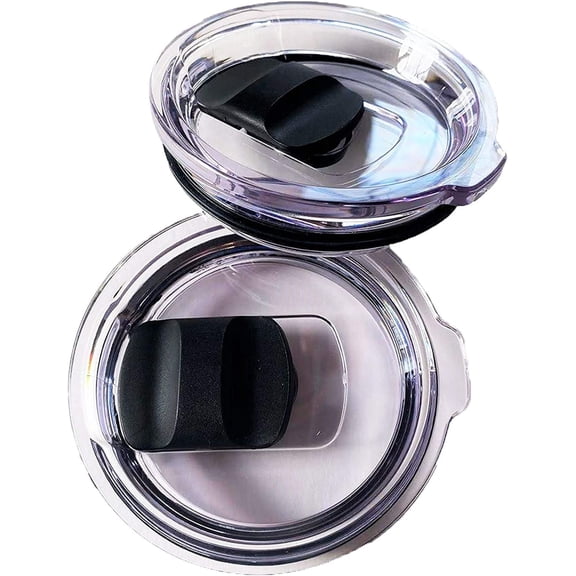 2 Pack 20oz Tumbler Lids Magnetic Slider Replacement for Yeti Rambler