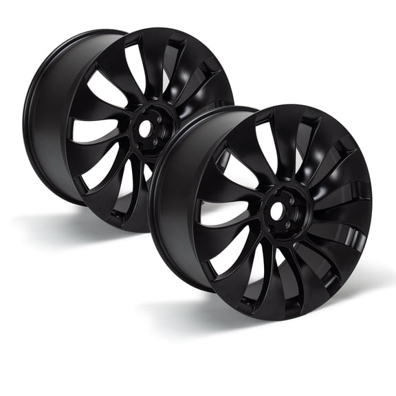 2-Pack 21" Rear Replacement Wheel Rim for Model Y 2020-2024, 21x10.5-inch Black Alloy Rims 118822700B