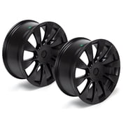 2-Pack 21"x9.5" Front Wheel Rim Alloy Rim for Model Y 2020 2021 2022 2023, Matte Black