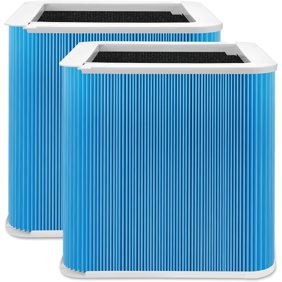 2 Pack 211+ Allergen Defense Replacement Filter Compatible with Blueair Blue Pure 211+ and 211+ Auto, Air Filter Replacement 211 with Activated Carbon Filter