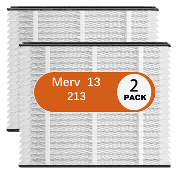 2-Pack 213 air filter replacement Compatible with aprilaire 213 replacement filter-Merv 13 Air Purifiers,Whole House Models 1210， 1620， 2120， 2200， 2210， 2216， 3210， 4200， Size:20x25x4