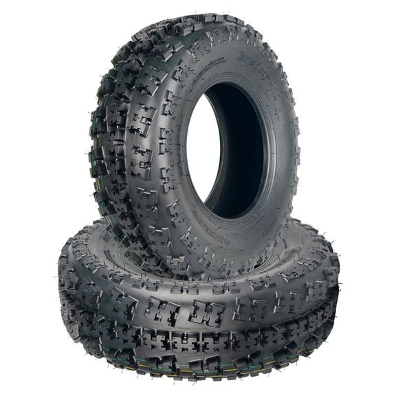 2-Pack 21x7-10 ATV UTV Tires - All-Terrain Sand Mud Trail Off-Road Tires for ATV, UTV, Side-By-Side - Heavy-Duty 6 PR Tubeless & Deep Tread, Fit 10" Rims