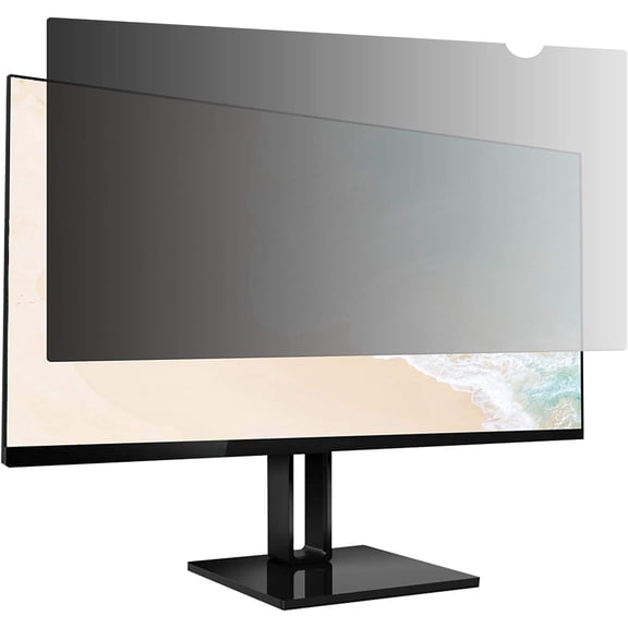 2-Pack] 22 Inch Computer Privacy Screen for 16:10 Monitor, Removable Anti Glare Blue Light Filter & Anti-Scratch Protector Film - Eye Protection Privacy Shield for Desktop Monitors