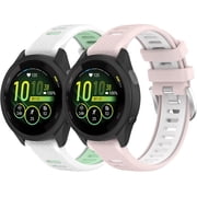 2 Pack 22mm Watch Bands Compatible with Garmin Forerunner 265 255, Vivoactive 4 Quick Release Silicone Replacement Watch Bands Straps Wristbands Bracelet Fit for Garmin Venu 2/Venu 3