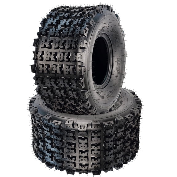2-Pack 22x11-9 ATV UTV Tires - All-Terrain Sand Mud Trail Off-Road Tires for ATV, UTV, Side-By-Side - Heavy-Duty 6 PR Tubeless & Deep Tread, Fit 9" Rims