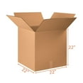 thumbnail image 1 of (2 Pack) 22x22x22 Size Shipping and Packing Box - 2 Boxes per Order, 1 of 6