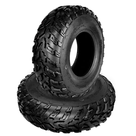 2PCS AT23x7-10 ATV Tires 6-Ply All-Terrain Tubeless Tires for Daily Work, Hunting & Recreational Riding on ATV, UTV, Quad and 4 Wheeler