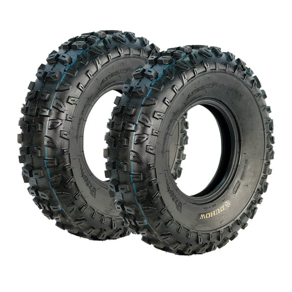 2-Pack 23x7-10 ATV UTV Tires – All-Terrain Off-Road Tires for Sand, Mud, and Trail Use – Heavy-Duty 4 PR Tubeless with Deep Tread, Fit 10" Rims