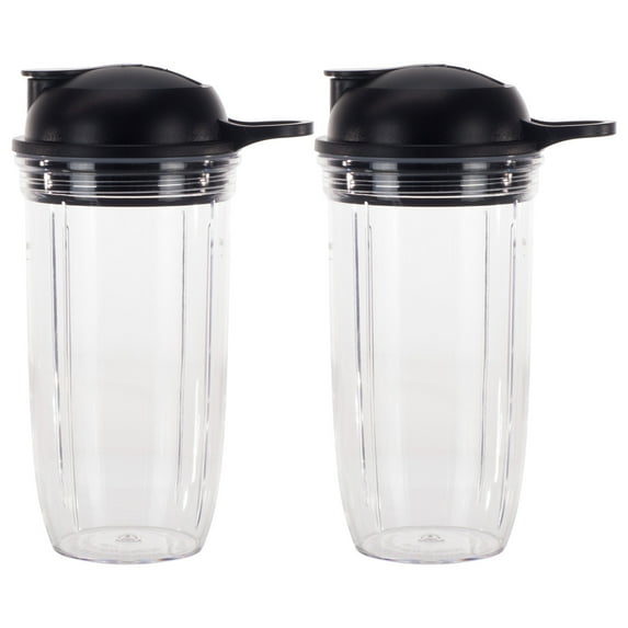 2 Pack 24 oz Cup and To-Go Lid Replacement Parts Compatible with NutriBullet Pro 1000 Blender