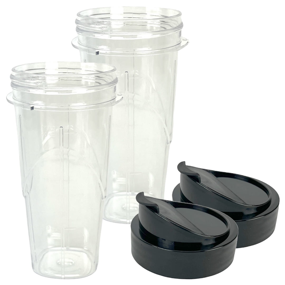 24 oz Smoothie Cup with To-Go Lid Replacement Part Compatible with Oster  Pro 1200 Blender (2 Pack)