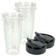 thumbnail image 1 of 2 Pack 24 oz Smoothie Cup with To-Go Lid Replacement Part Compatible with Oster Pro 1200 Blender, 1 of 7