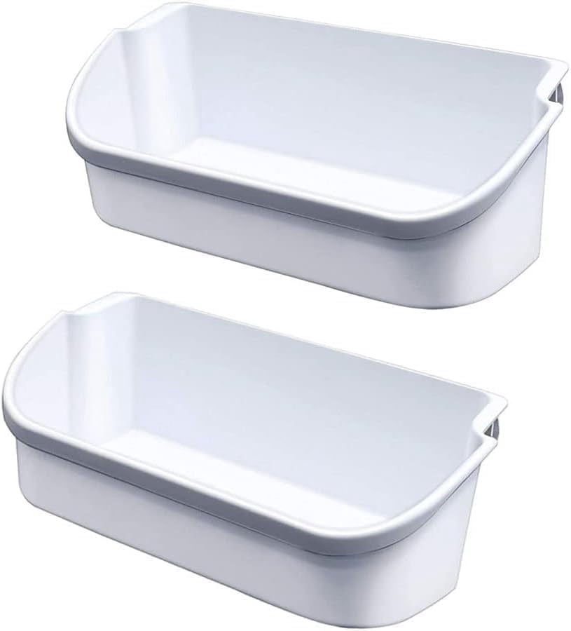[2 Pack] 240356401 White Refrigerator Door Bin Compatible with Frigidaire – Replacement Door Shelf for FFSS2614QS4A, FFHS2611PFEA, FFHS2622MSYA