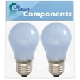 thumbnail image 1 of 2-Pack 241555401 Refrigerator Light Bulb Replacement for Frigidaire FRS6LR5ES6 Refrigerator - Compatible with Frigidaire 241555401 Light Bulb, 1 of 3