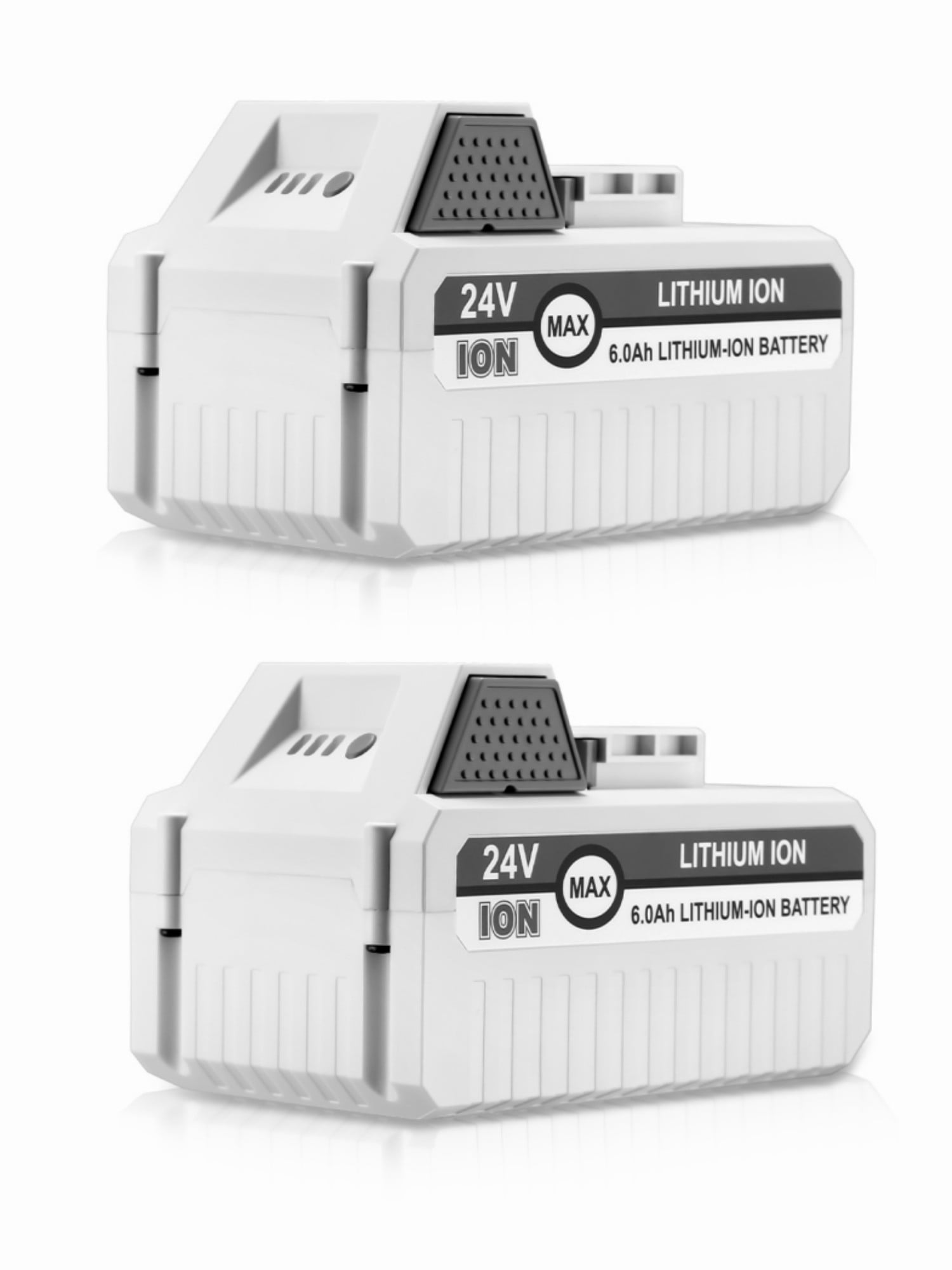 Powerextra 24V 6.0Ah Power Tool Battery for Snow Joe 24V Tools, 2 Pack
