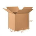 thumbnail image 1 of (2 Pack) 24x24x24 Size Shipping and Packing Box - Cardboard (2 Boxes per Order), 1 of 7
