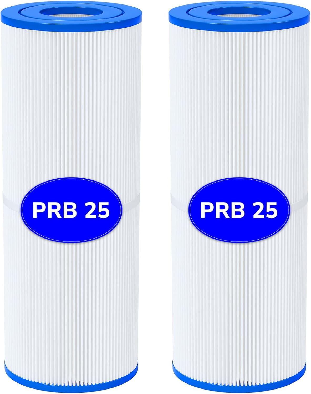 2 Pack 25 sq.ft Spa Hot Tub Filters for Pleatco PRB25-IN, Guardian 413-106, Unicel C-4950, C-4326, Coleman 3301-2242, Jacuzzi J210, Filbur FC-2375, Pentair 17-2327, R173429