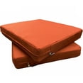 thumbnail image 1 of QQbed 2 Pack Washable 25"X25"X5" Memory Foam Platform Set Cushions for Outdoor Patio Seats, 1 of 7