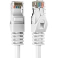 thumbnail image 1 of Cat5e 2-Pack of 25FT Network Ethernet Patch Cable, 350Mhz Internet Wire, For Router, Modem, PC, Laptop, TVs, Printer Cord, Consoles for Home and Office, White, Cables Direct Online, 1 of 8