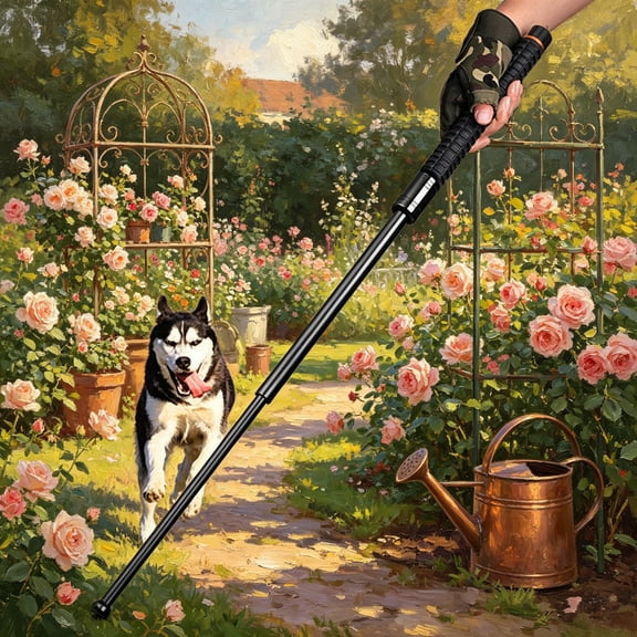 2-Pack 26"" Extendable Dog Training Poles, Telescopic Backyard Agility & Play Sticks with Non-Slip Handle, Interactive Outdoor Pet Exercise Tools for Garden Training