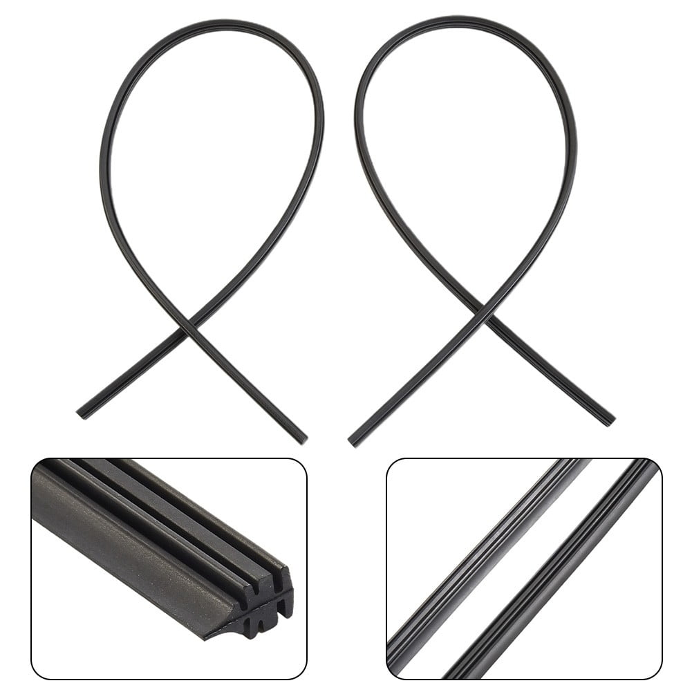 2 Pack 26\" Silicone Wiper Blade Refill for Frameless Windshield