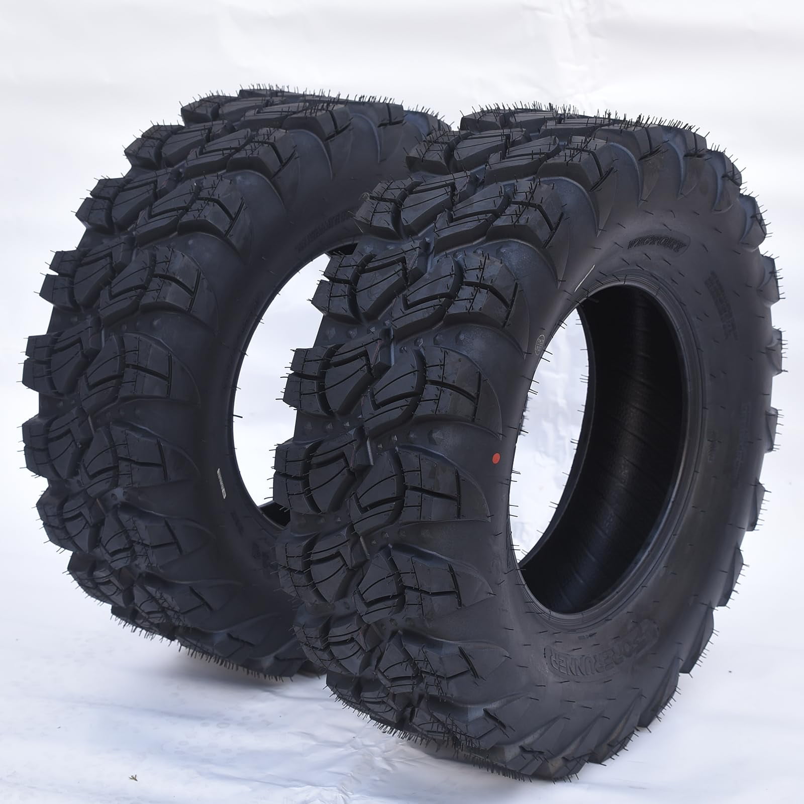 2 Pack 26x11-12 ATV Tires 6 Ply All Terrain Tires 26x11-12 6PR TL ATV ...