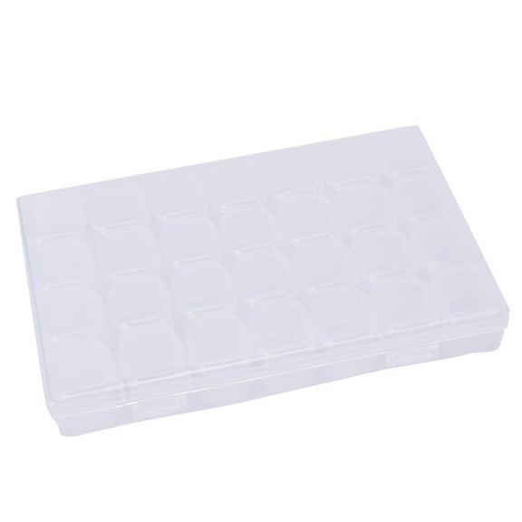 2 Pack 28 Grids Embroidery Box Storage Boxes Of Paint