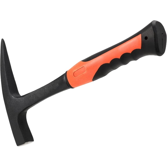 2 Pack 28 oz Rock Pick, Geological Hammer with Pointed Tip, Masonry Hammer with Non-Slip Shock Absorbing Grip for Masoners, Geologists, Campers$$Tools & Hardware Other