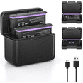 thumbnail image 2 of Fast Charging Hub & 2x 2500mAh Batteries For Insta360 X4 – Power Bundle 2 of 5
