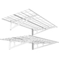 thumbnail image 1 of 2-Pack 2x4ft 24-inch-by-48-inch Wall Shelf Garage Storage Rack Wall Mounted Floating Shelves,White, 1 of 11