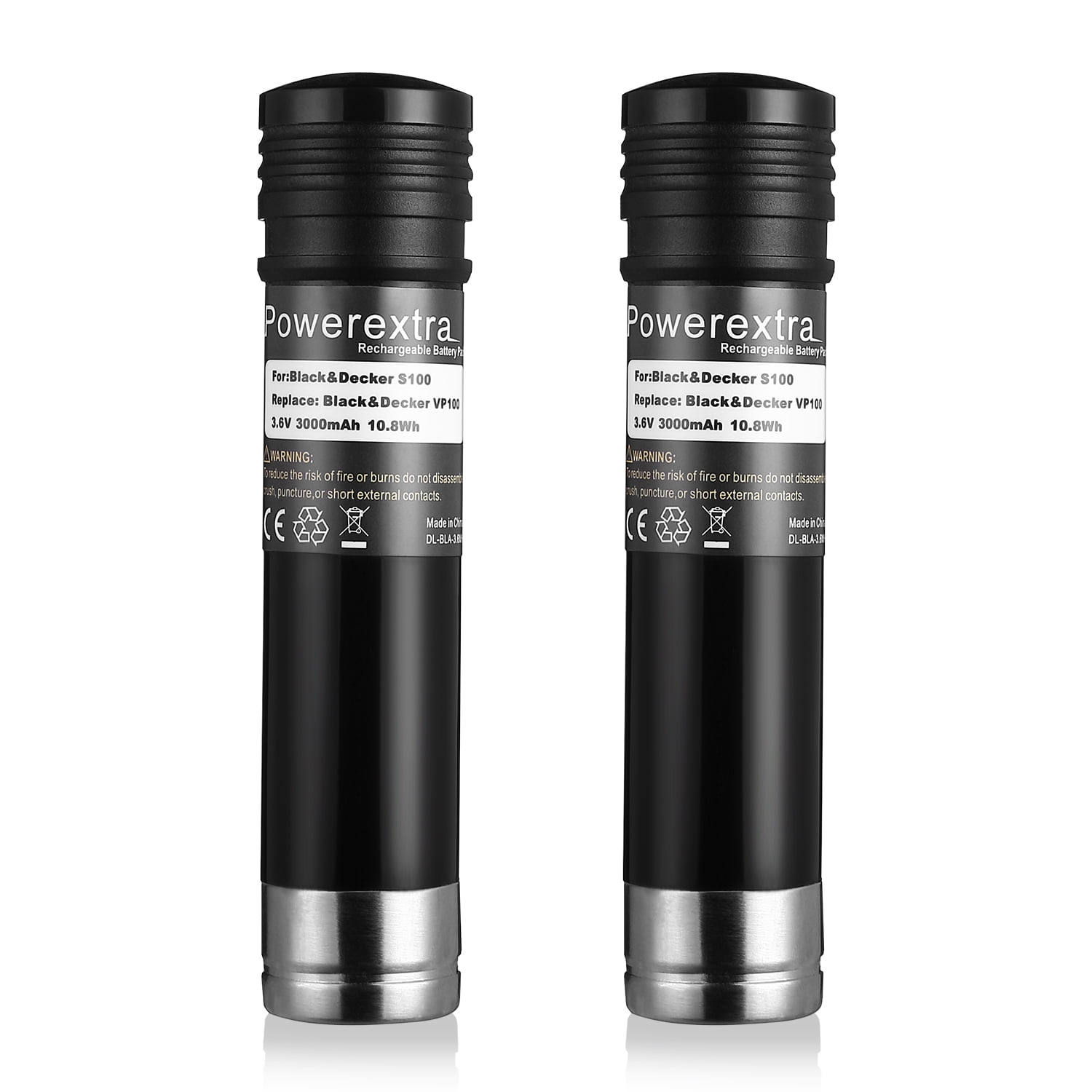 Battery and Charger for Black & Decker VersaPak VP100 VP110 (1 Battery –  BattNation