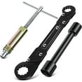 thumbnail image 1 of 2 Pack 3 In 1 Plumbing Tools Angle Stop Wrench Kit with Compression Sleeve Puller Tool, Plumber Wrench Kit for Install Angle Stop & Nut, Compression Ring Removal Tool for Remove Nut & Ferrule, 1 of 7